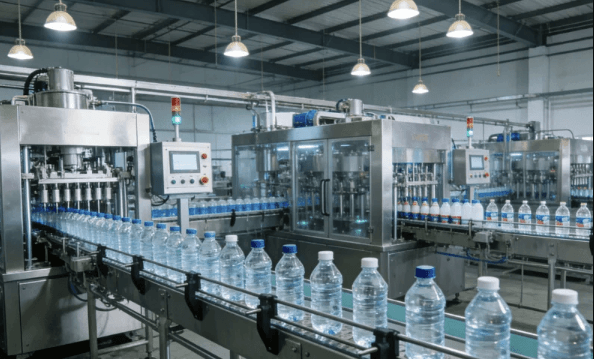 How a Water Filling Machine Manufacturer Improves Production Efficiency